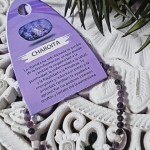 Pulsera Mineral Charoita