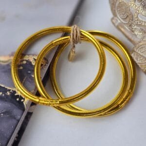 Pack 3 Pulseras Pan de Oro-303