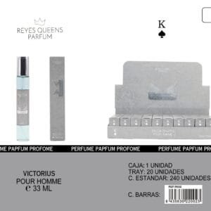 REYES QUEENS PARFUM set Perfume Hombre Victorius 37ml + 20ml