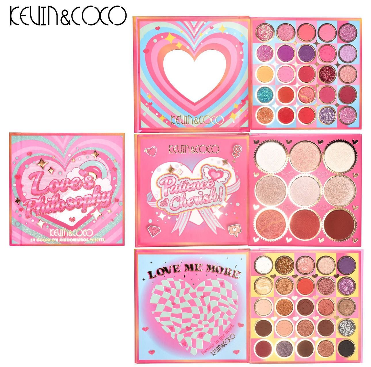 KEVIN&COCO Paleta de sombras Love’s Philosophy - Imagen 8