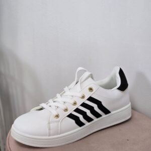 Tenis blanco/negro