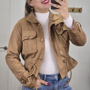 Chaqueta antelina