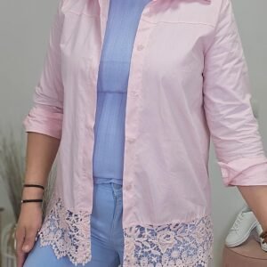 Camisa rosa encaje 59100