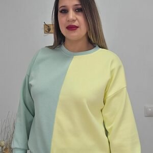 Sudadera bicolor 22299